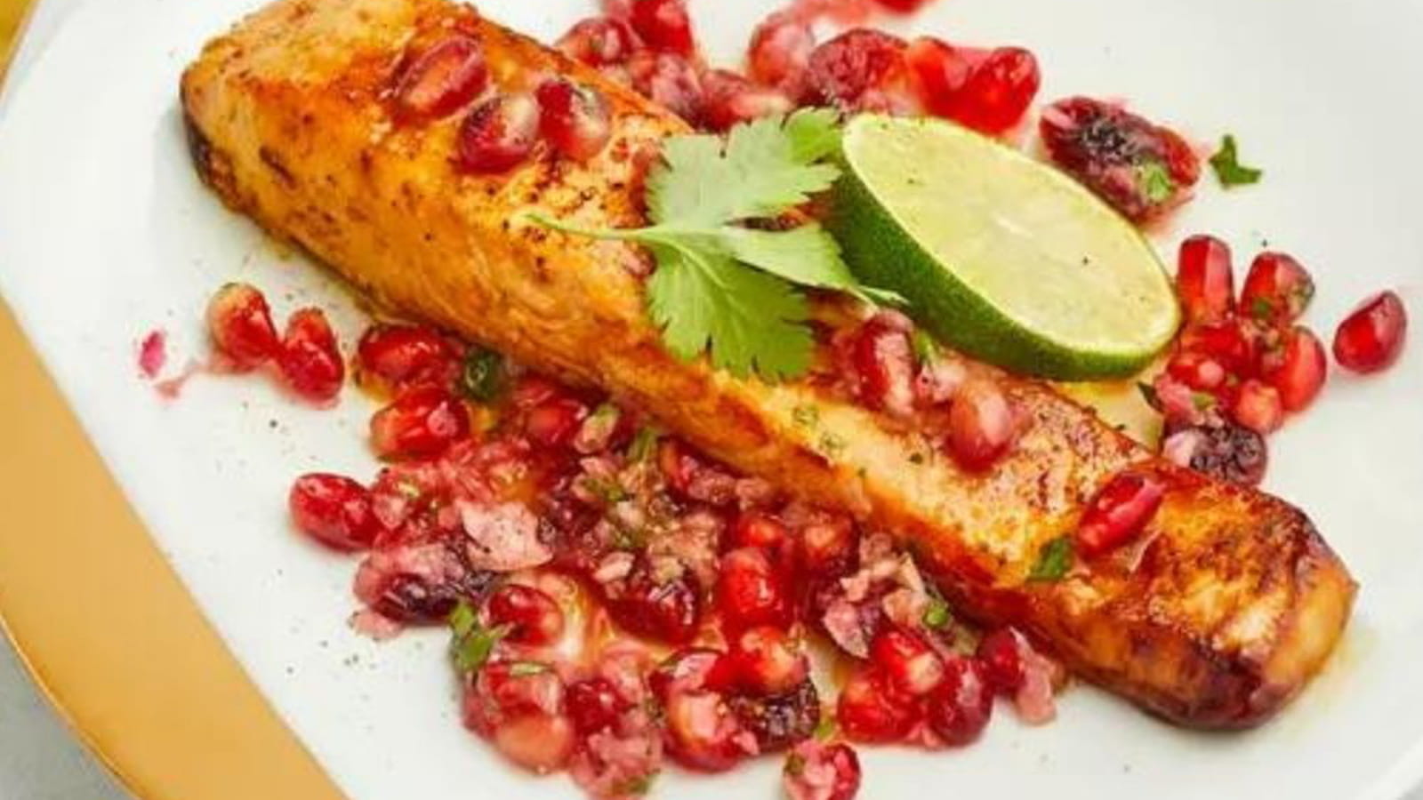 Pavés de saumon laqués au miel et à la bière de Noël