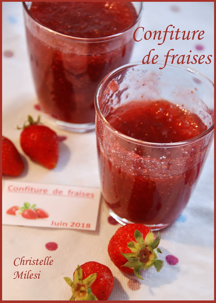 Recette de Confiture de fraises acidulée