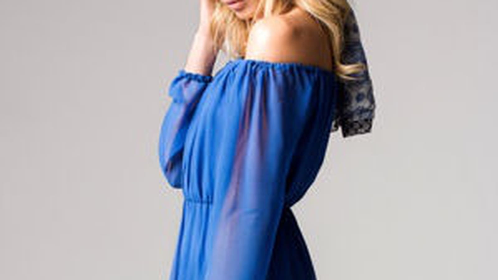 Robe "Cobolt Blue" de Nelly.com
