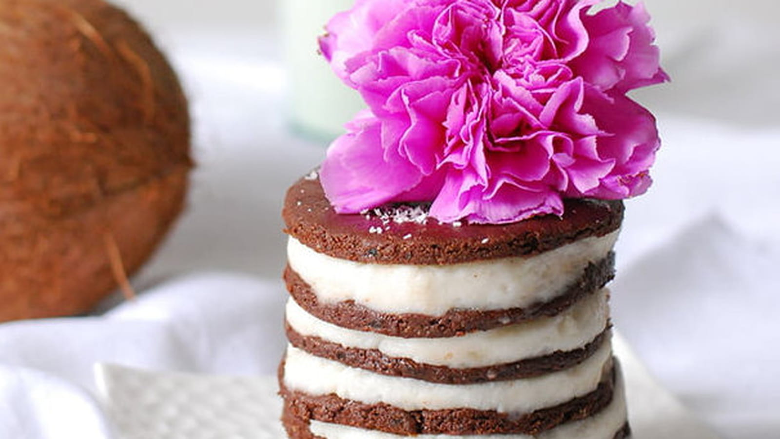 Biscuit cru chocolat coco sans gluten