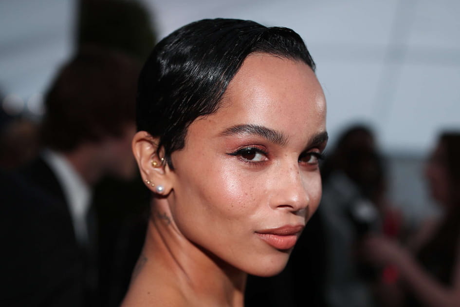 Les l&egrave;vres nudes de de Zo&euml; Kravitz