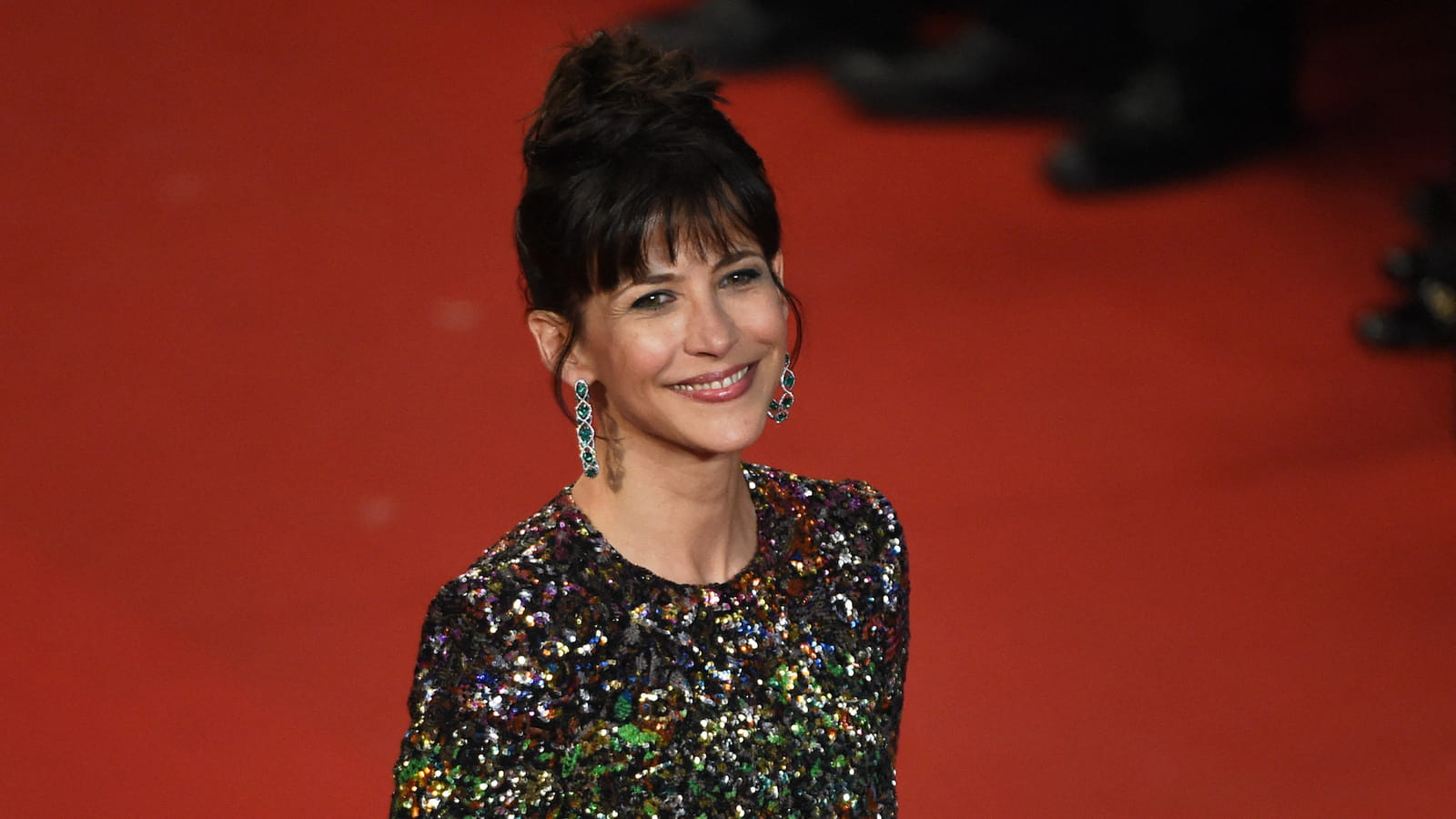 Le chignon haut de Sophie Marceau