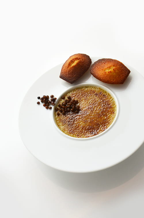 Crème brulée à la Lentille Verte du Puy