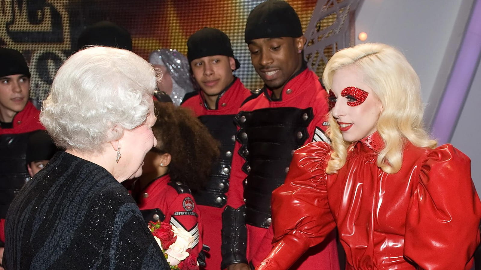 Avec Lady Gaga, en 2009
