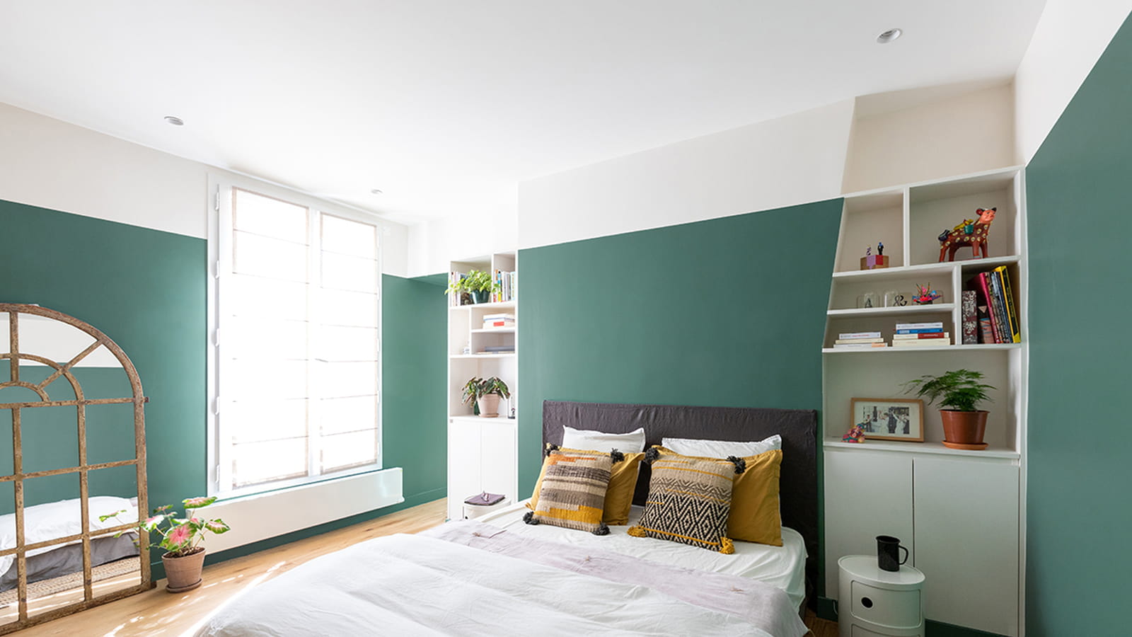 Chambre vert sauge