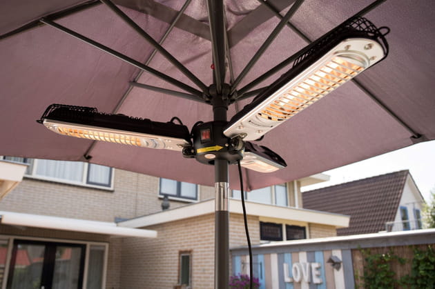 Ajouter un chauffage au parasol