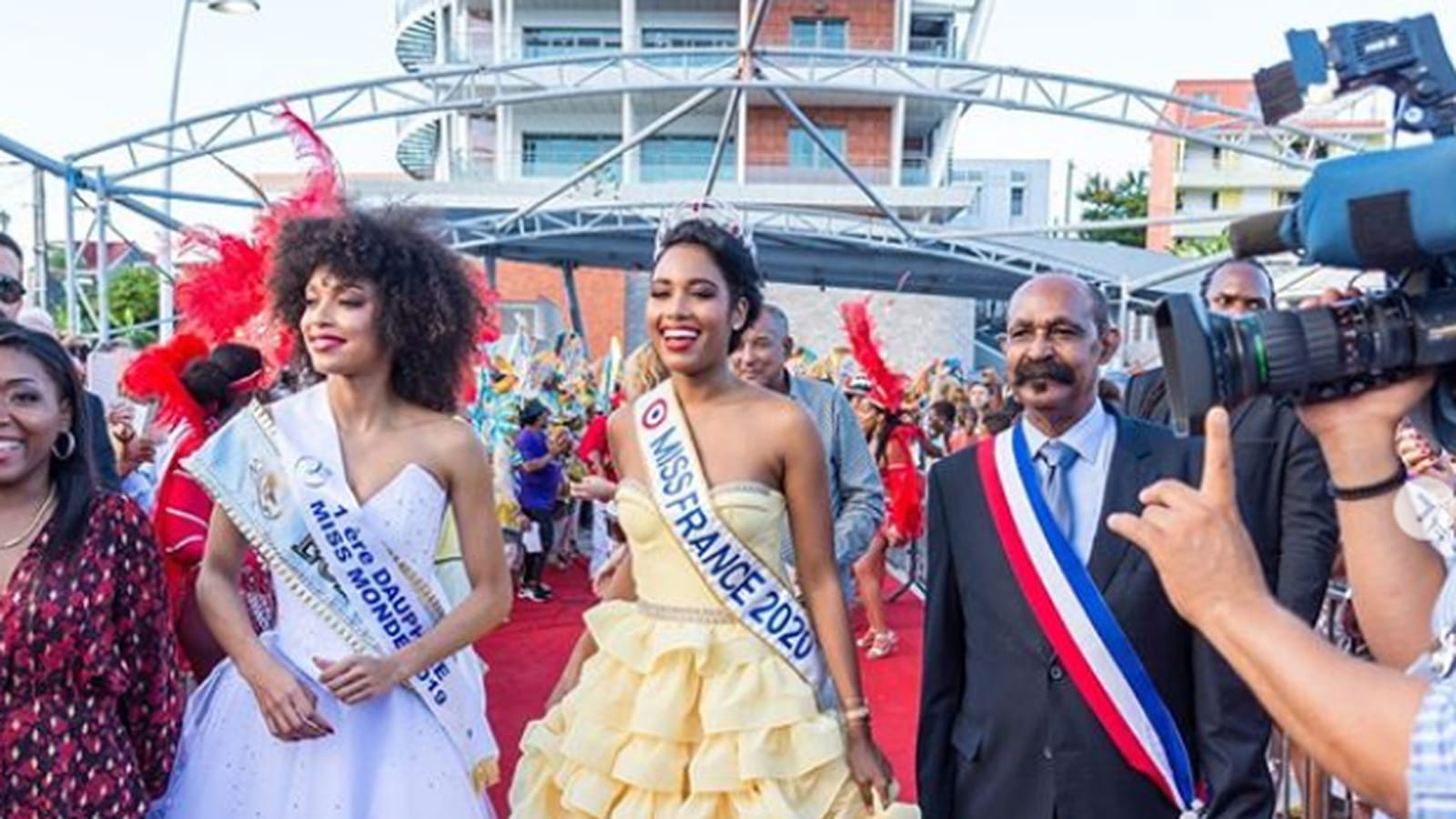 Ophély Mézino et Clémence Botino au Gozier, janvier 2020