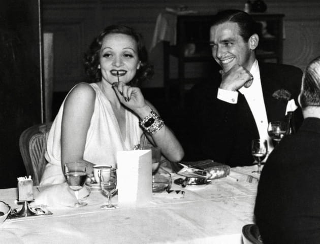 Marl&egrave;ne Dietrich et Douglas Fairbanks Jr en 1936