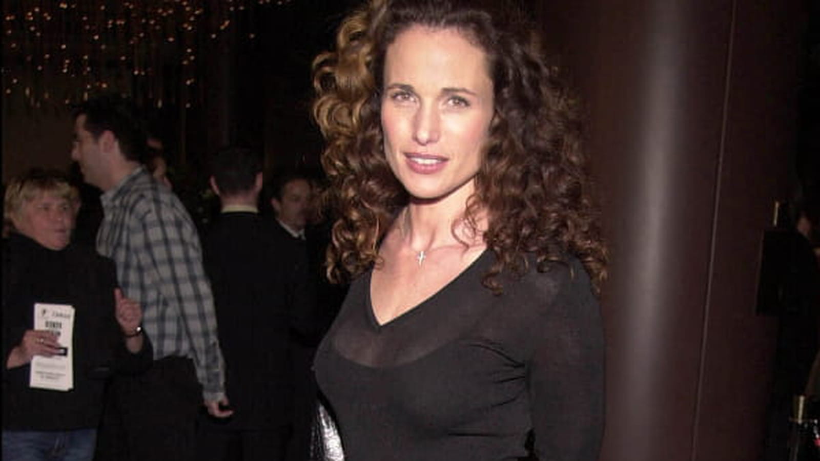 Andie MacDowell le 18 décembre 2000