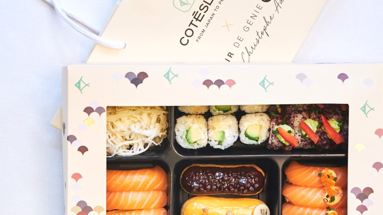 La box en collaboration avec L'Eclair de Génie de Côté Sushi