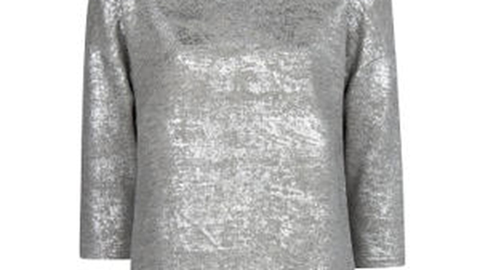Le sweat-shirt métallisé