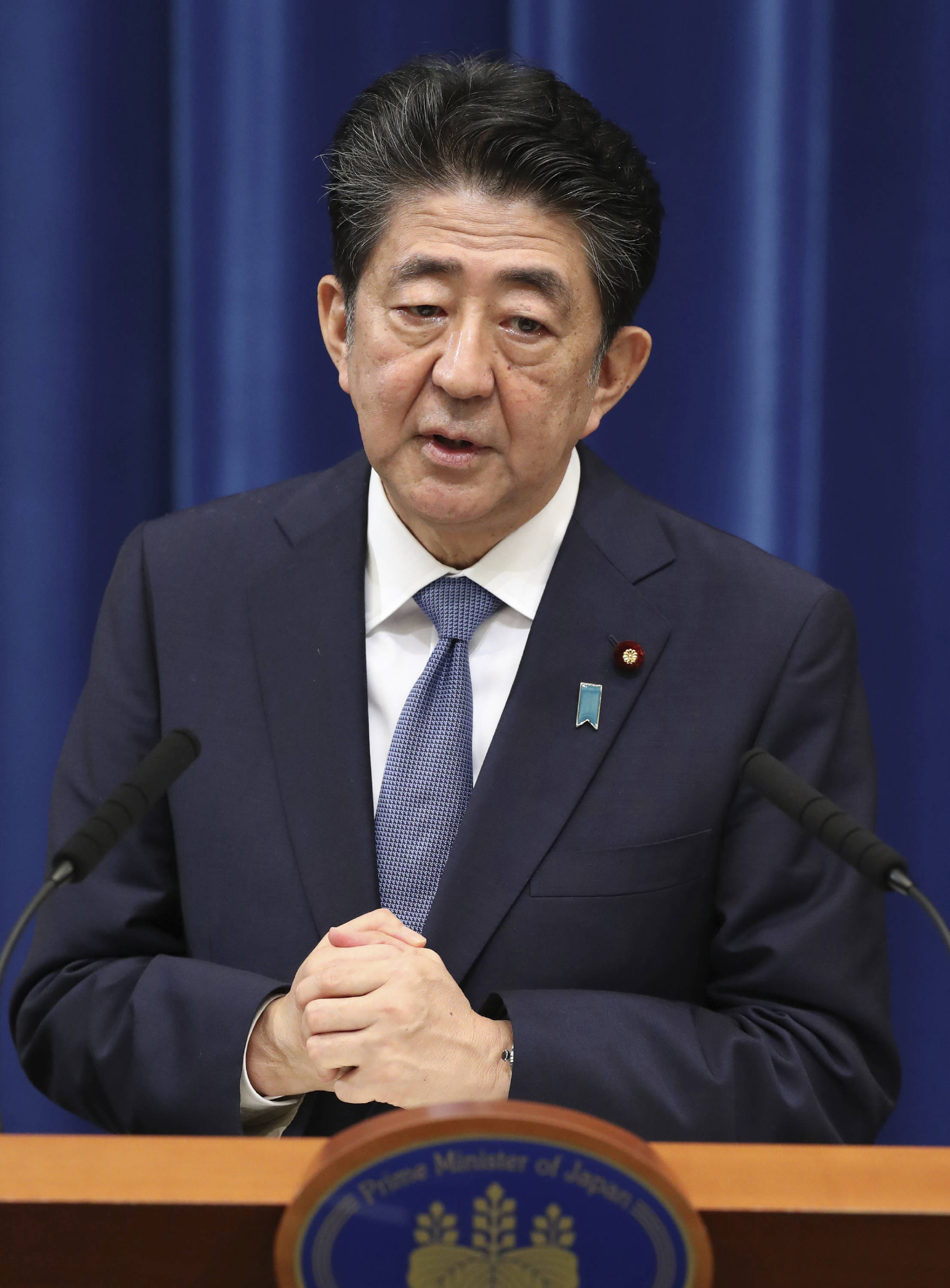 Le Premier ministre japonais Shinzo Abe, prêt à démissionner Le Premier ministre japonais Shinzo Abe, prêt à démissionner