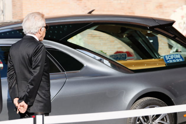 Le cercueil de Valentino &agrave; la basilique Santa Maria degli Angeli de Rome