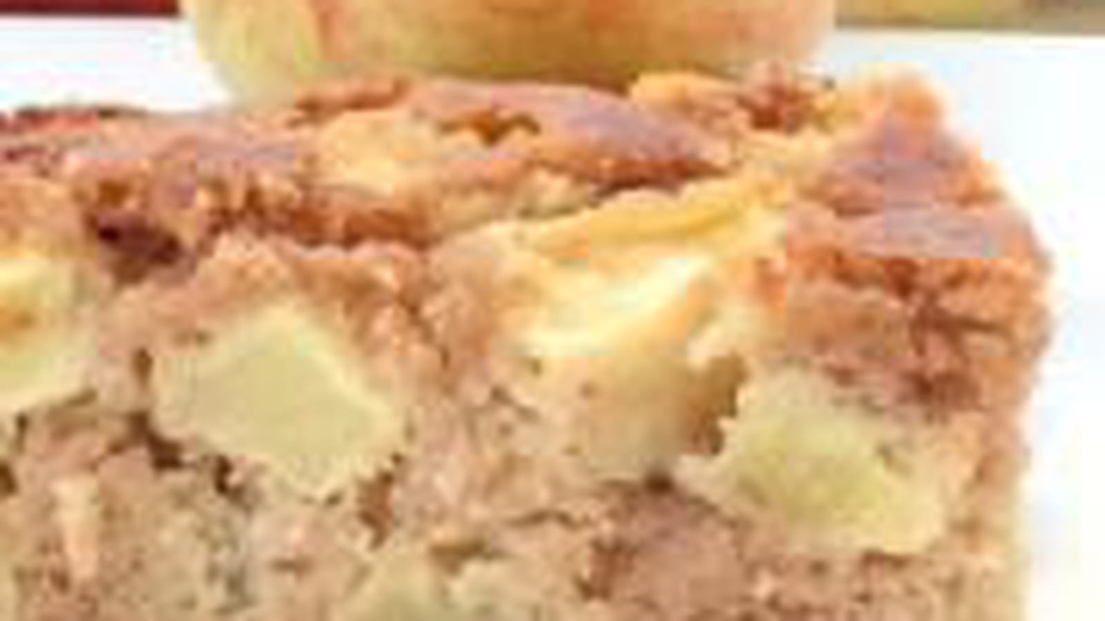 Gâteau farine de châtaigne pommes