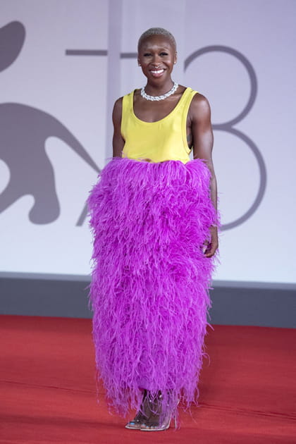 Cynthia Erivo en robe Valentino Haute Couture