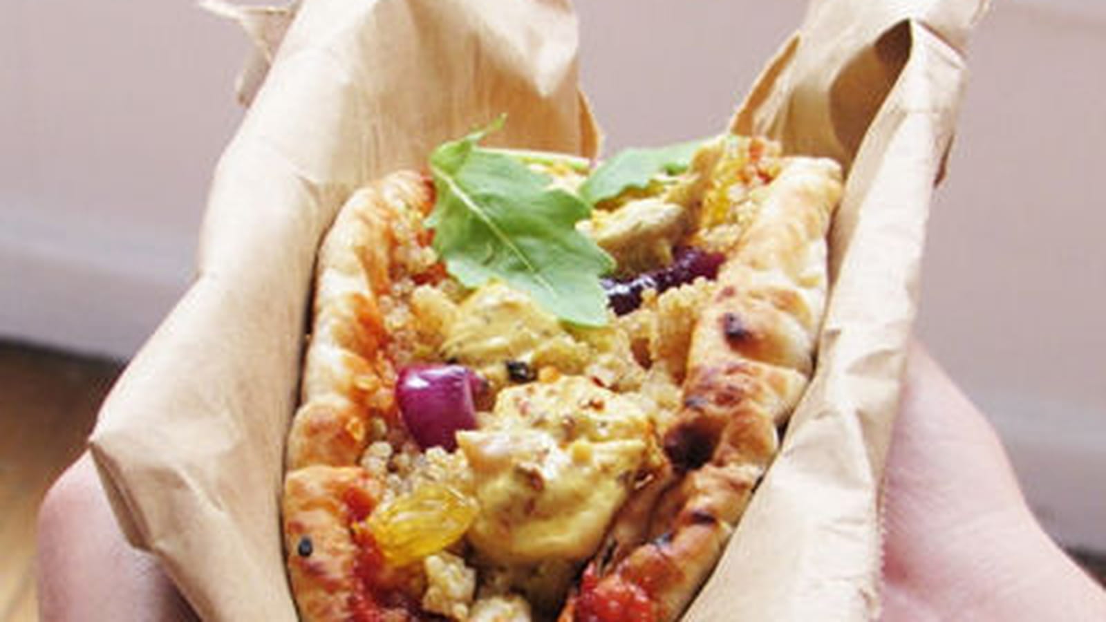 Naans poulet quinoa