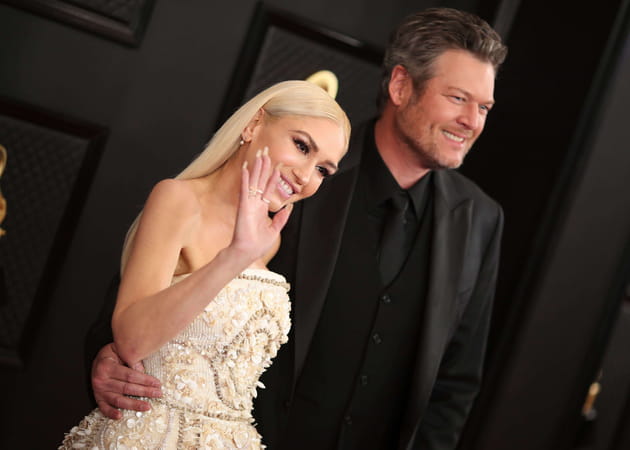 Gwen Stefani et Blake Shelton sous les flashes