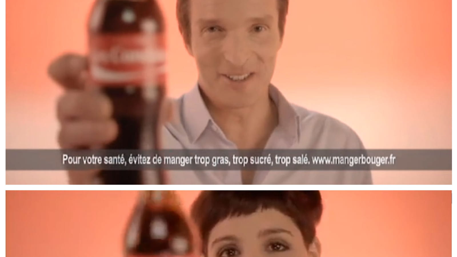 Stéphane Rotenberg et Naoëlle D'Hainaut, pour Coca-Cola
