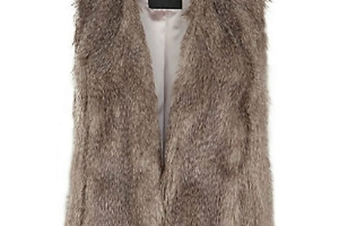 Gilet en fausse fourrure de New Look