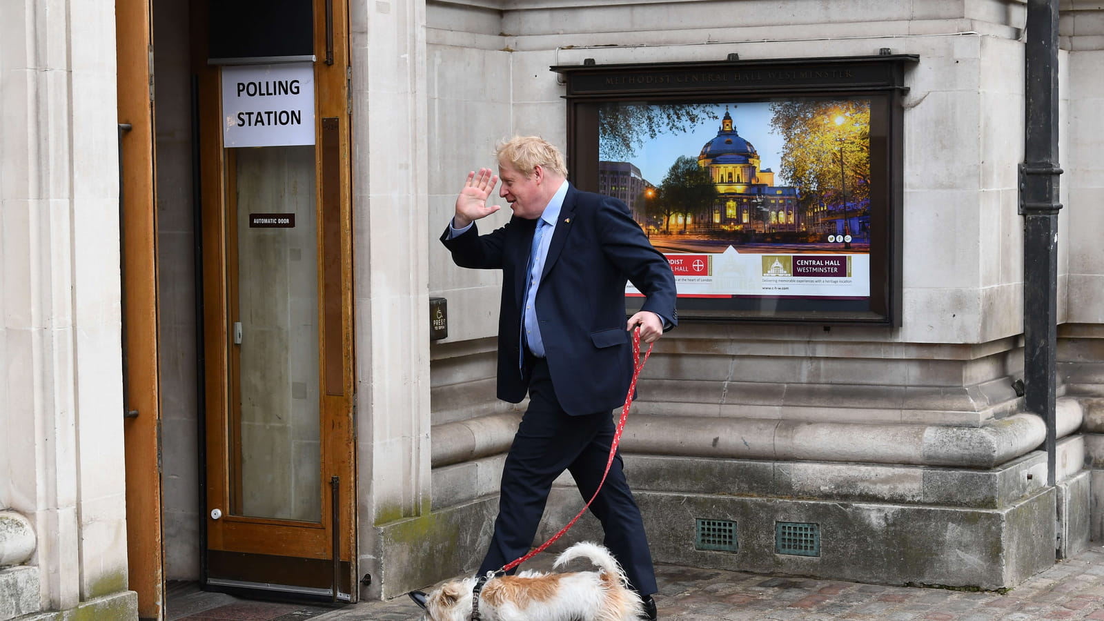 Boris Johnson et son chien Dilyn