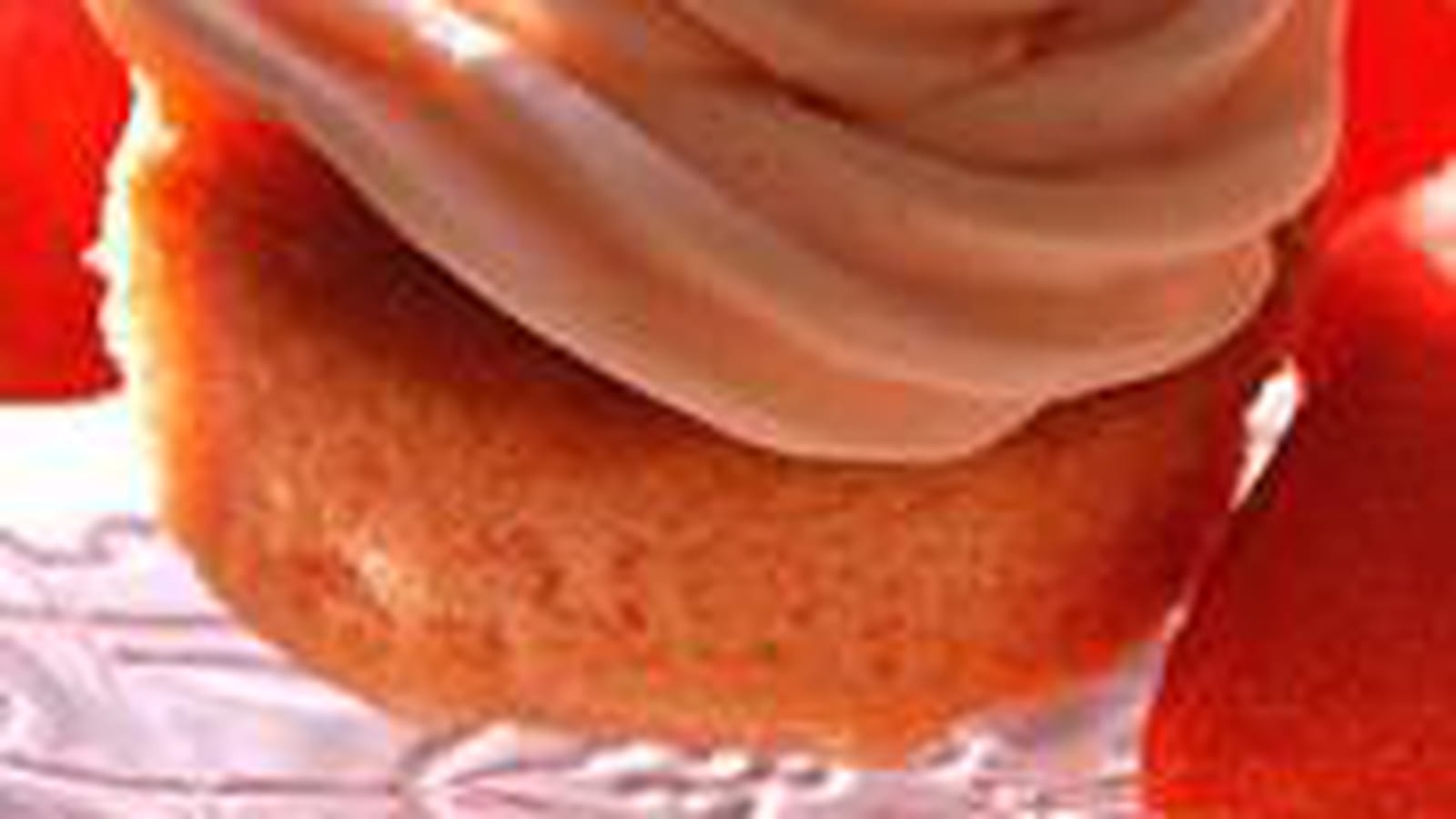 Cupcakes à la fraise Tagada