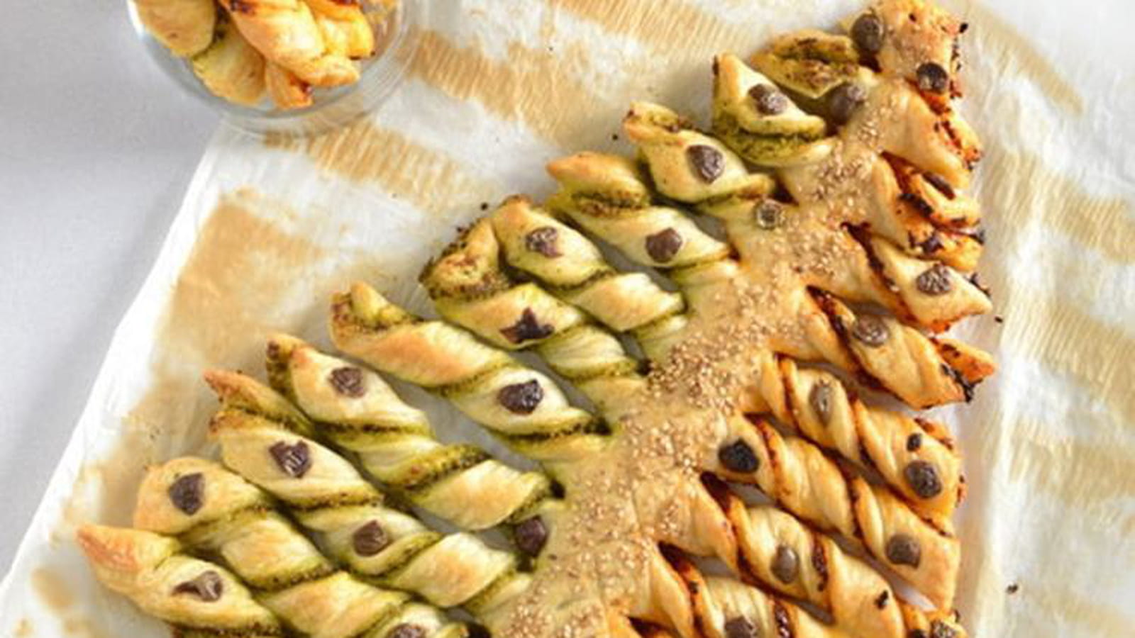 Sapin feuilleté aux olives