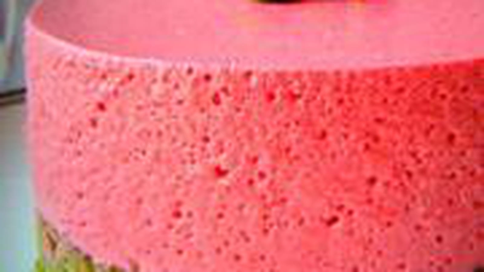 Bavarois framboises, pistaches