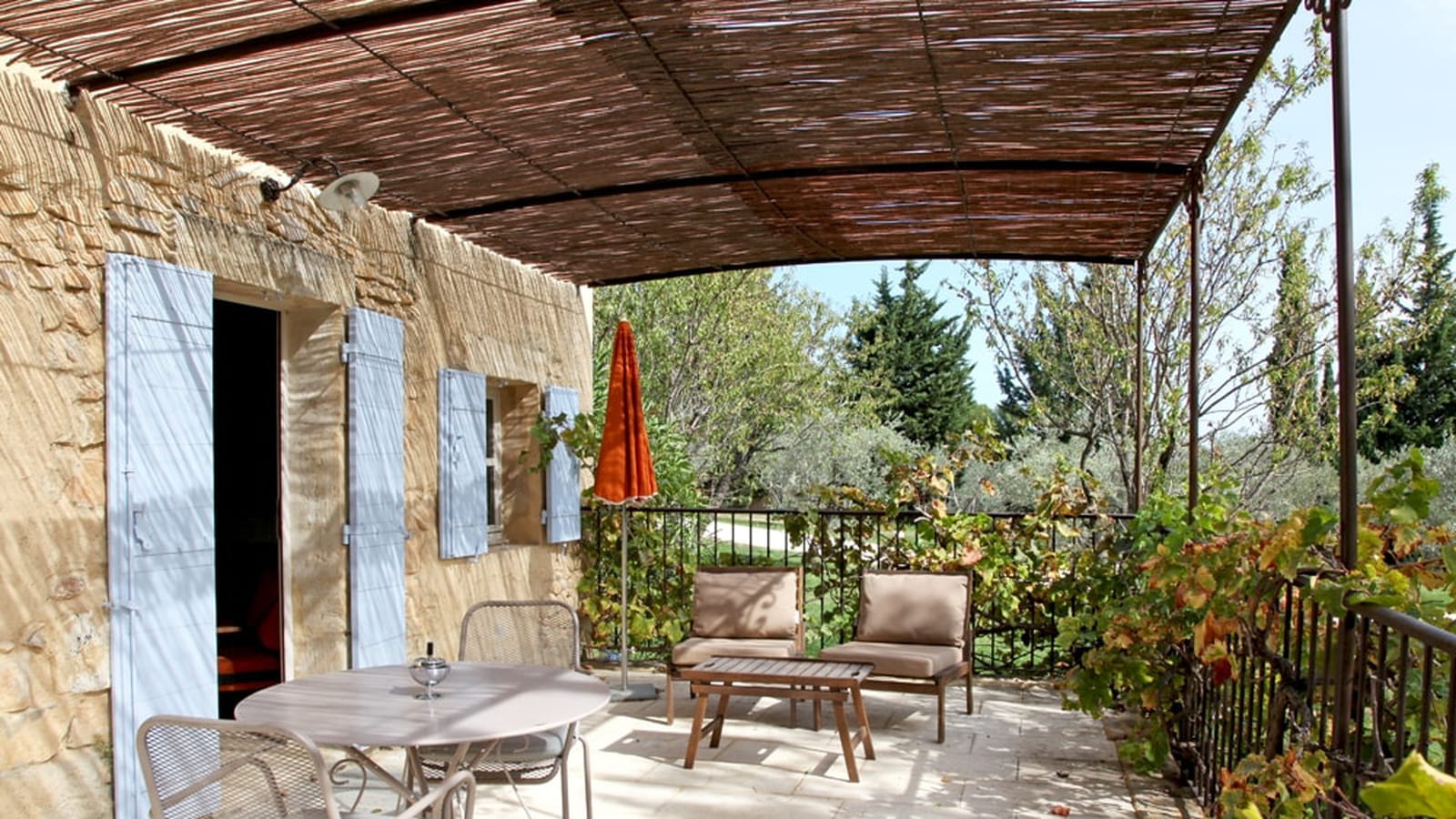 Terrasse couverte