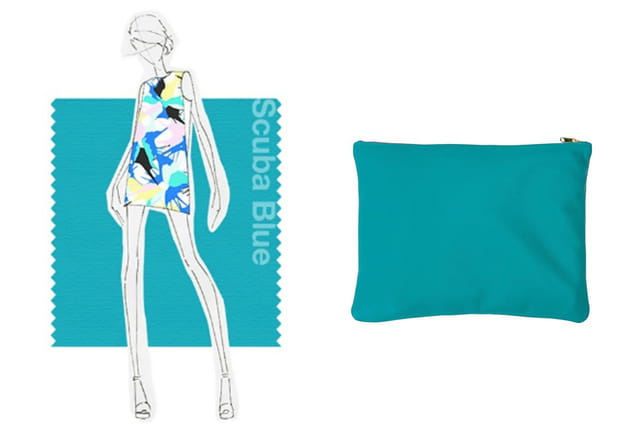 Scuba blue de Pantone