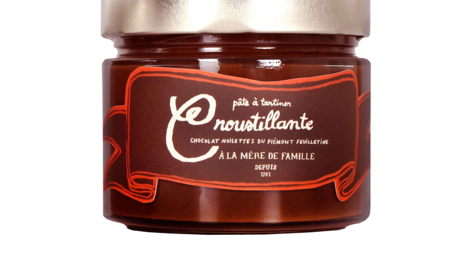 Pâte à tartiner croustillante d'À la Mère de Famille 