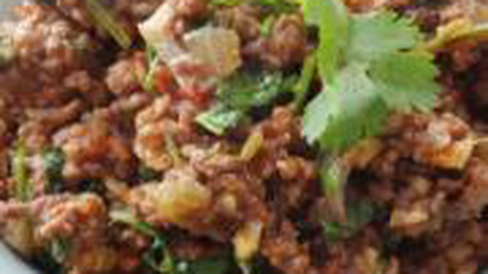 Boeuf haché à l'indienne