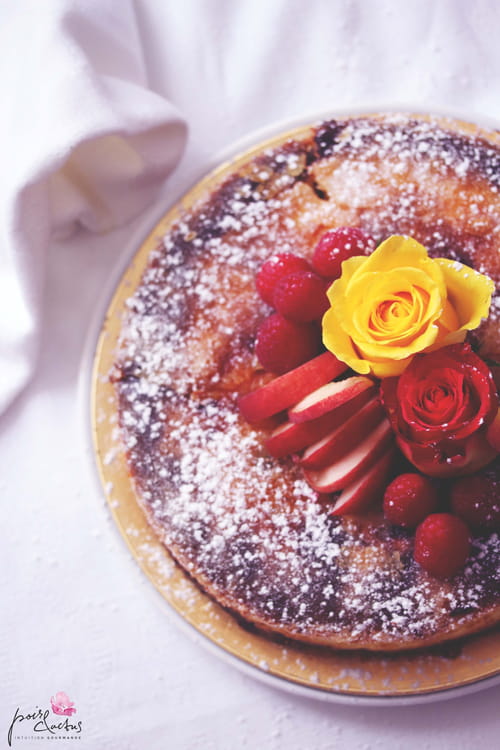 Crème brûlée façon cheesecake aux fruits
