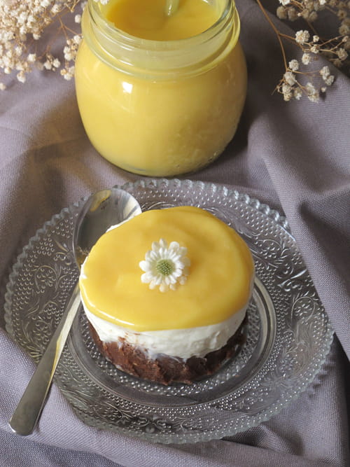 Cheesecake sans cuisson aux fruits de la passion
