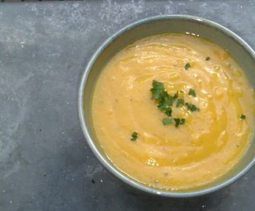 Soupe de carotte parfum&eacute;e