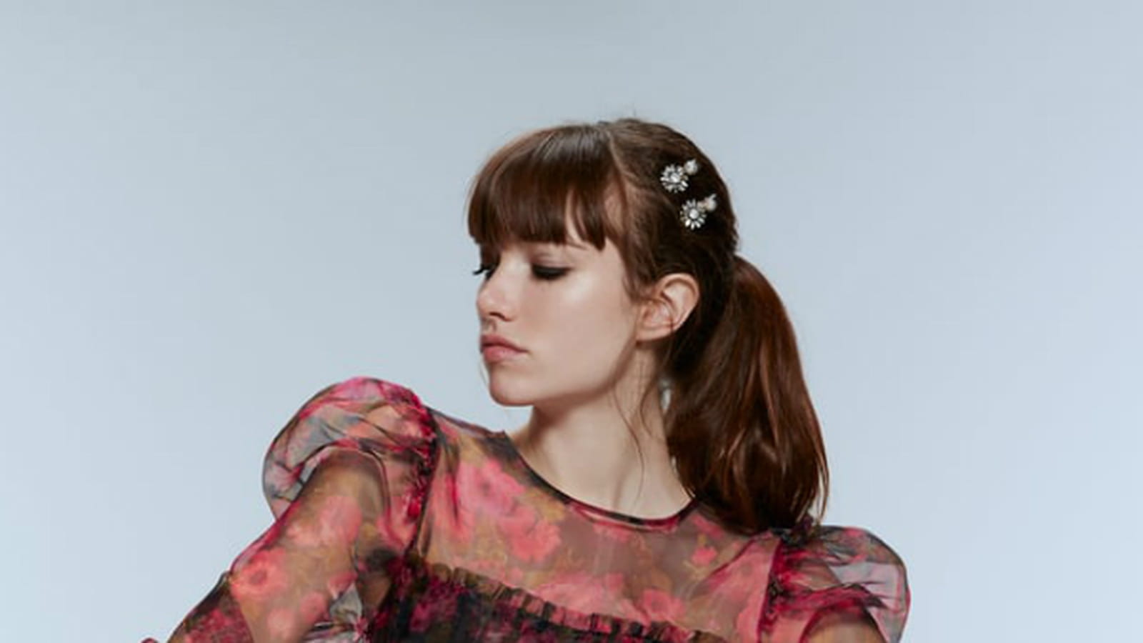 Blouse en organza
