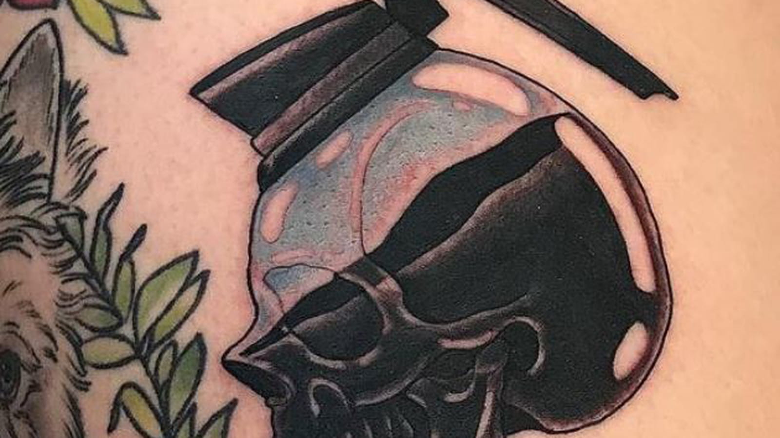 Cafetière tête de mort