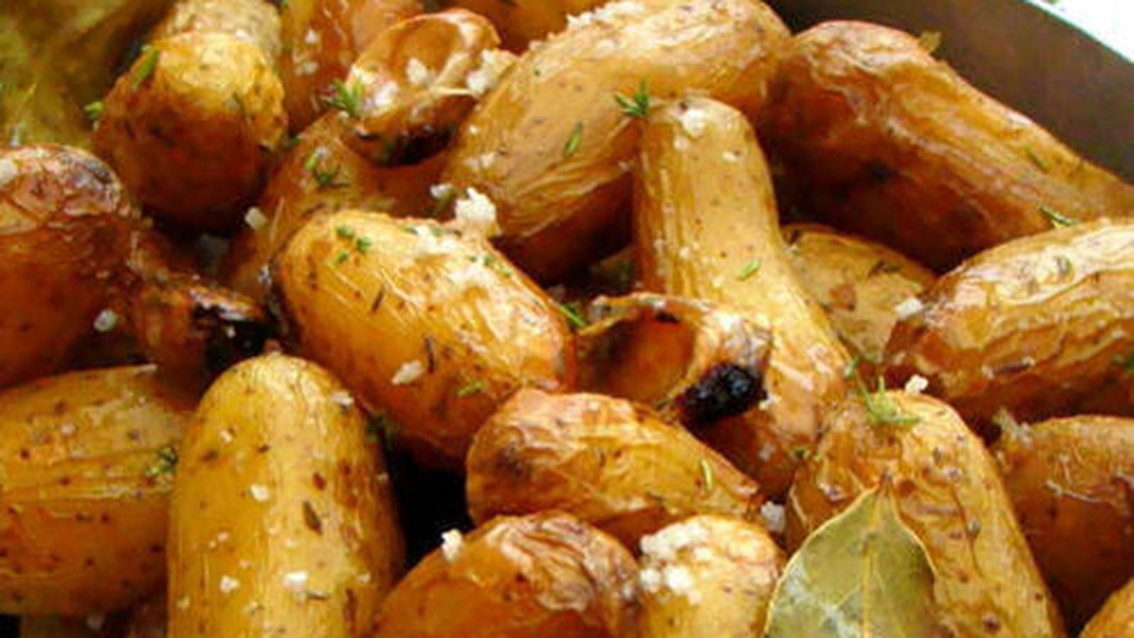 Pommes de terre grenailles aux herbes aromatiques et sel de Guérande