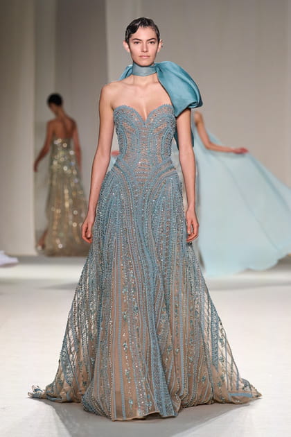 Look 55&nbsp;du d&eacute;fil&eacute; Elie Saab
