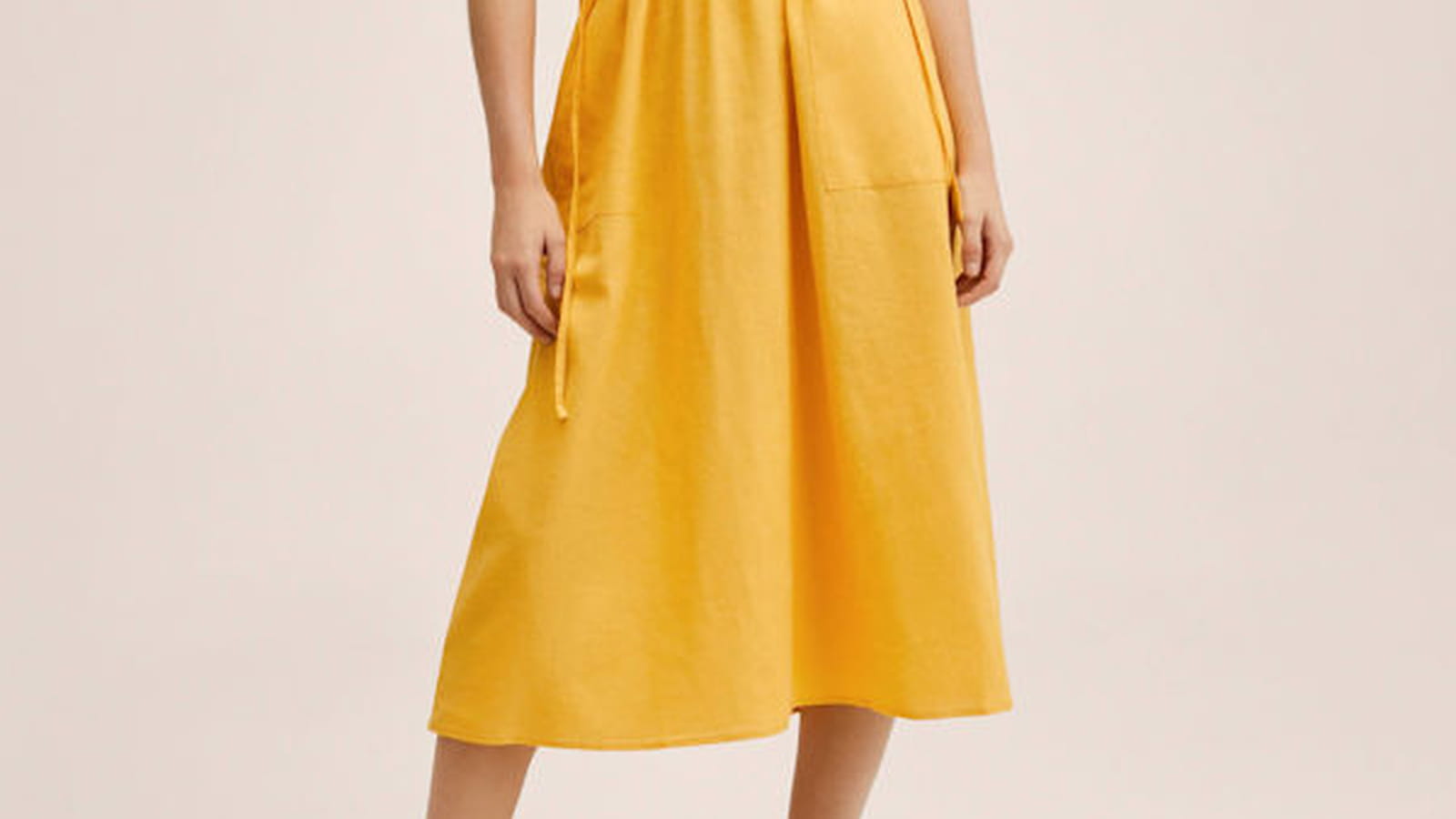 Robe à col V