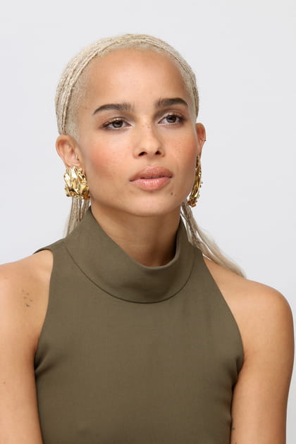 Les mini tresses d&eacute;color&eacute;s de Zo&euml; Kravitz