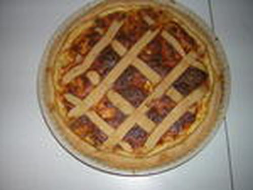 Tarte au sanglier et champignons des bois