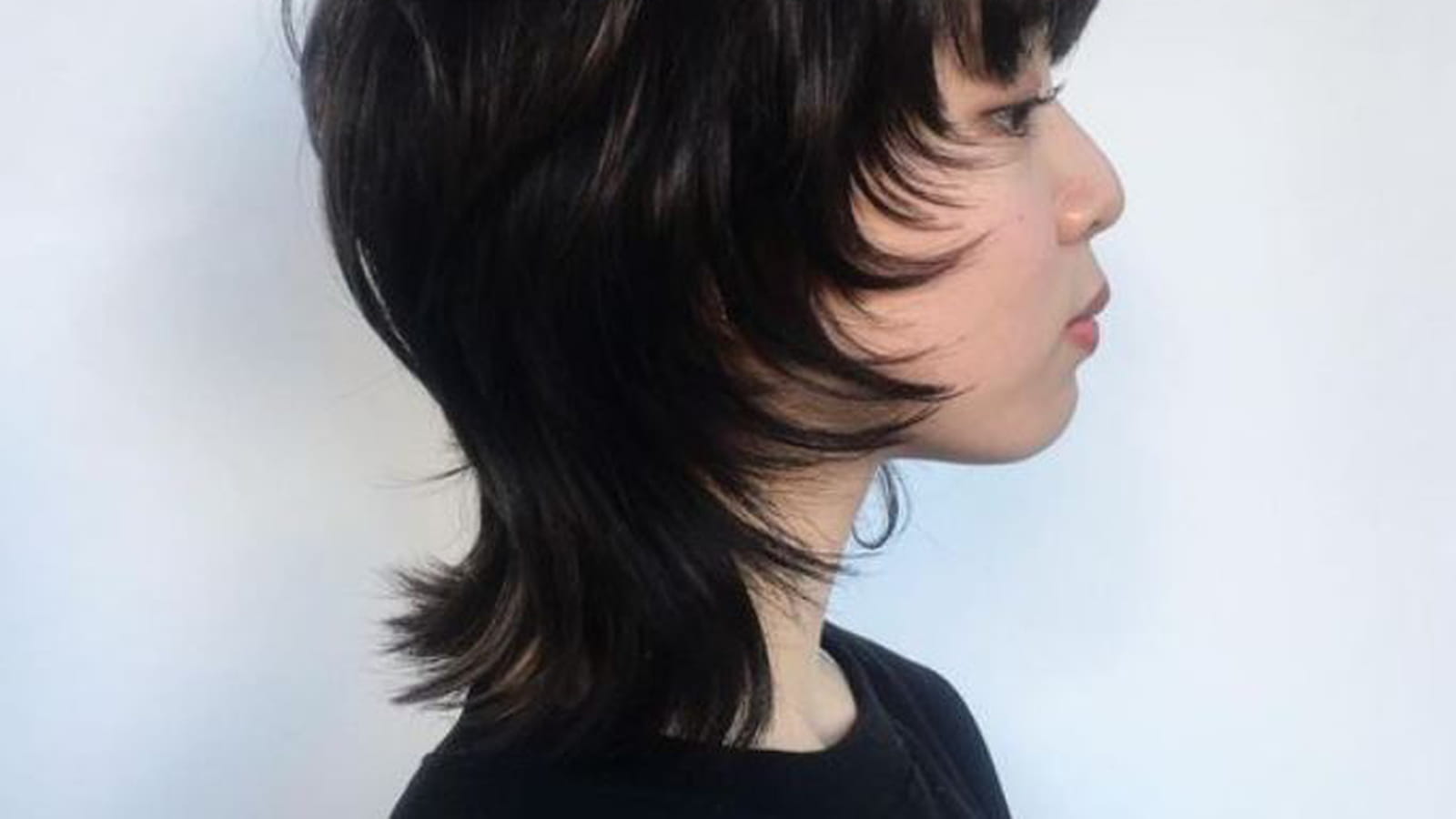 La coupe mulet très dégradée