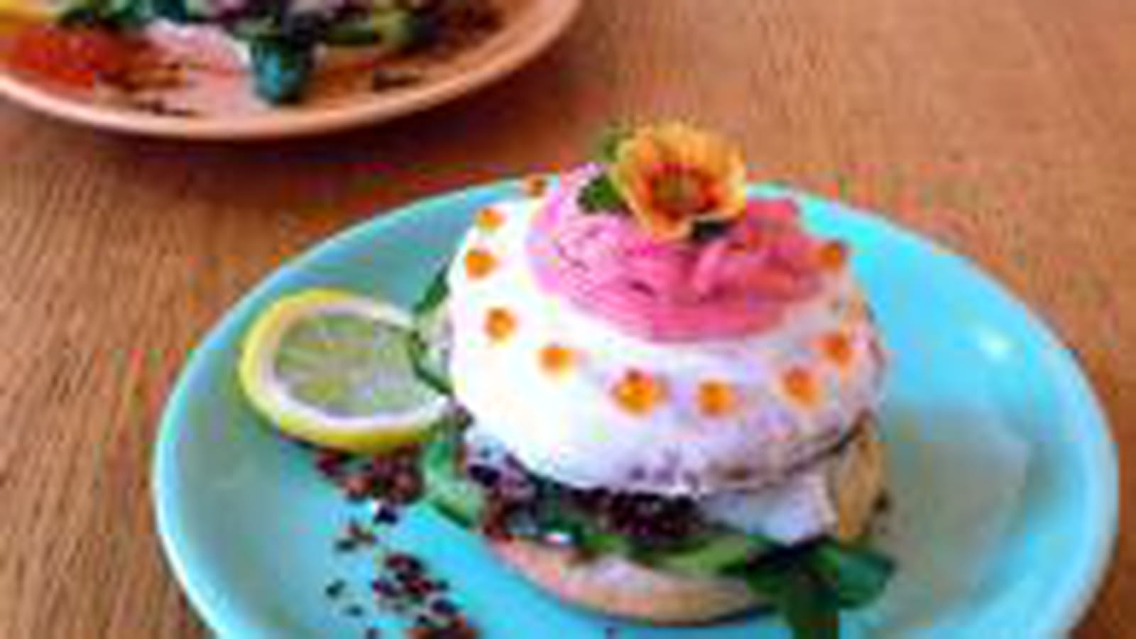 Fabulous Flower Cake Burger
