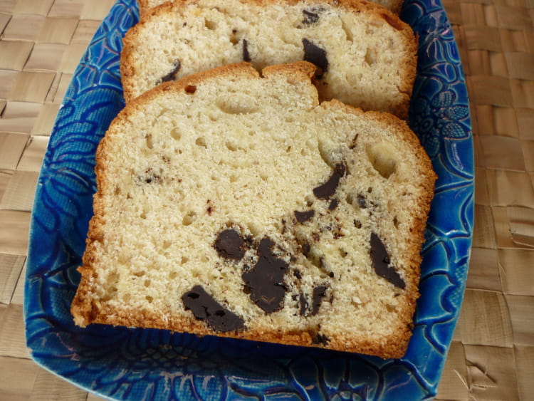Recette de Cake à la banane et pépites ede chocolat