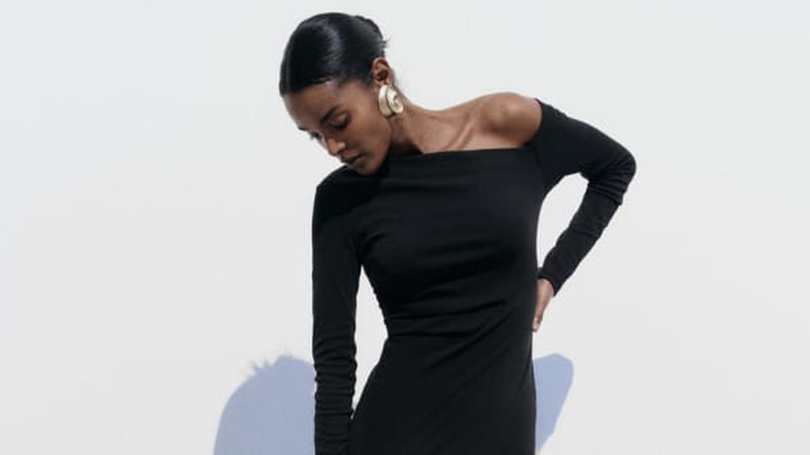 Robe asymétrique Zara