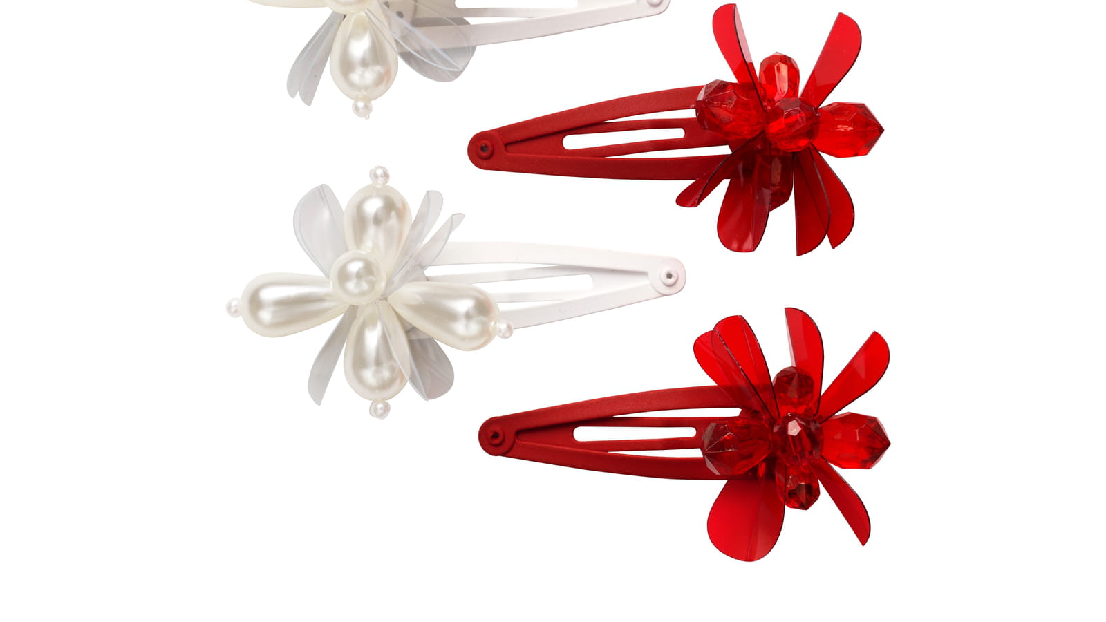 Barrettes à fleurs 