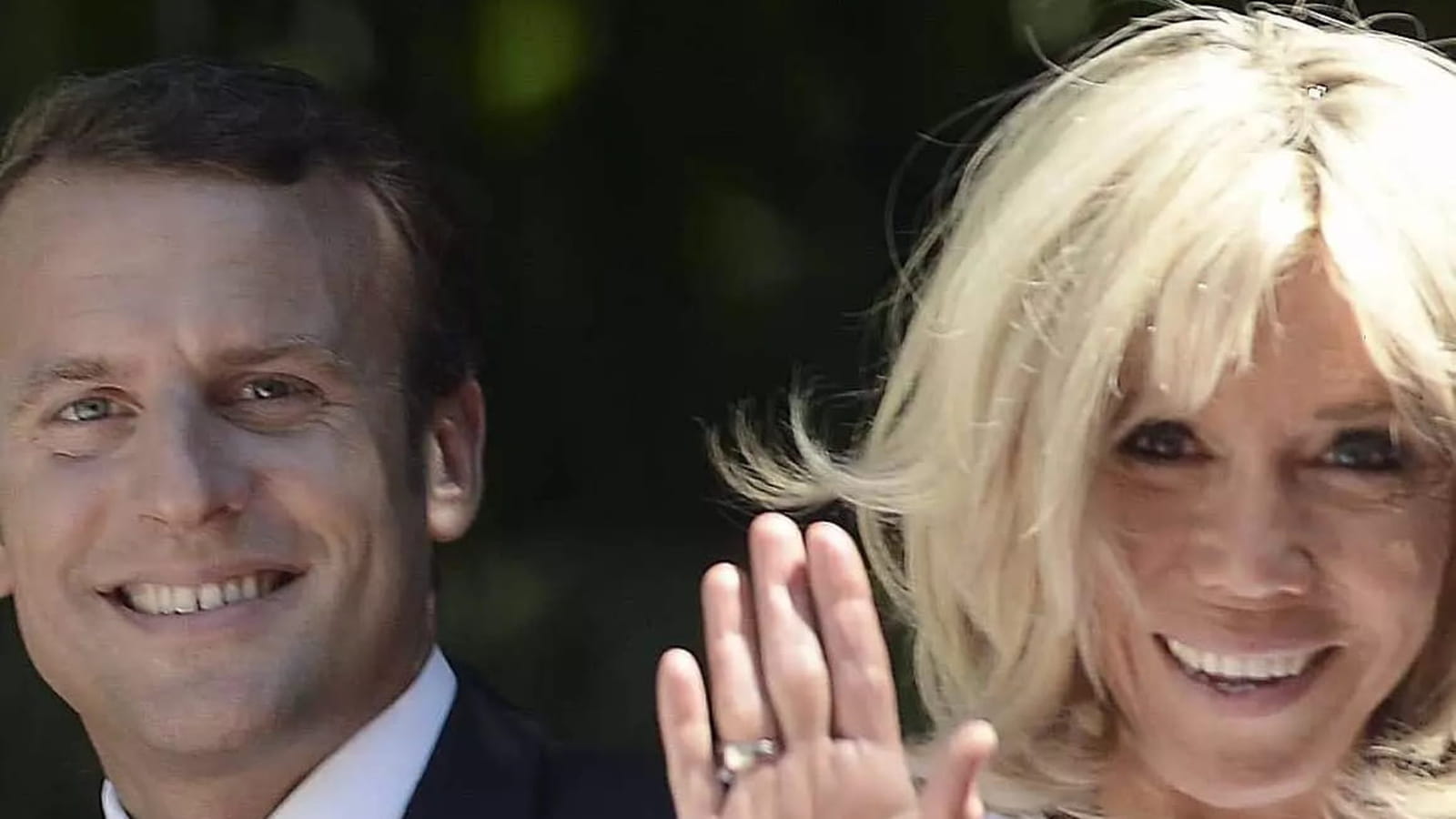 Emmanuel et Brigitte Macron