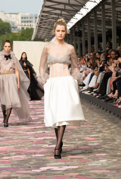 Look 45&nbsp;du d&eacute;fil&eacute; Chanel haute couture automne-hiver 2023-2024