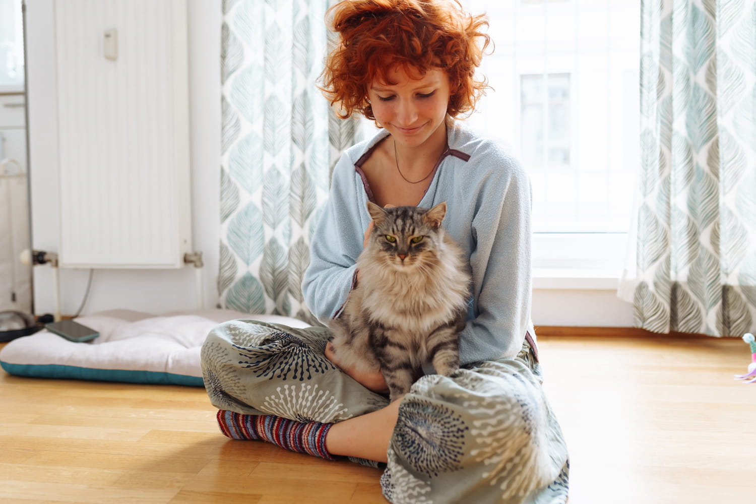 I apply with my cat this advice that we give to all parents