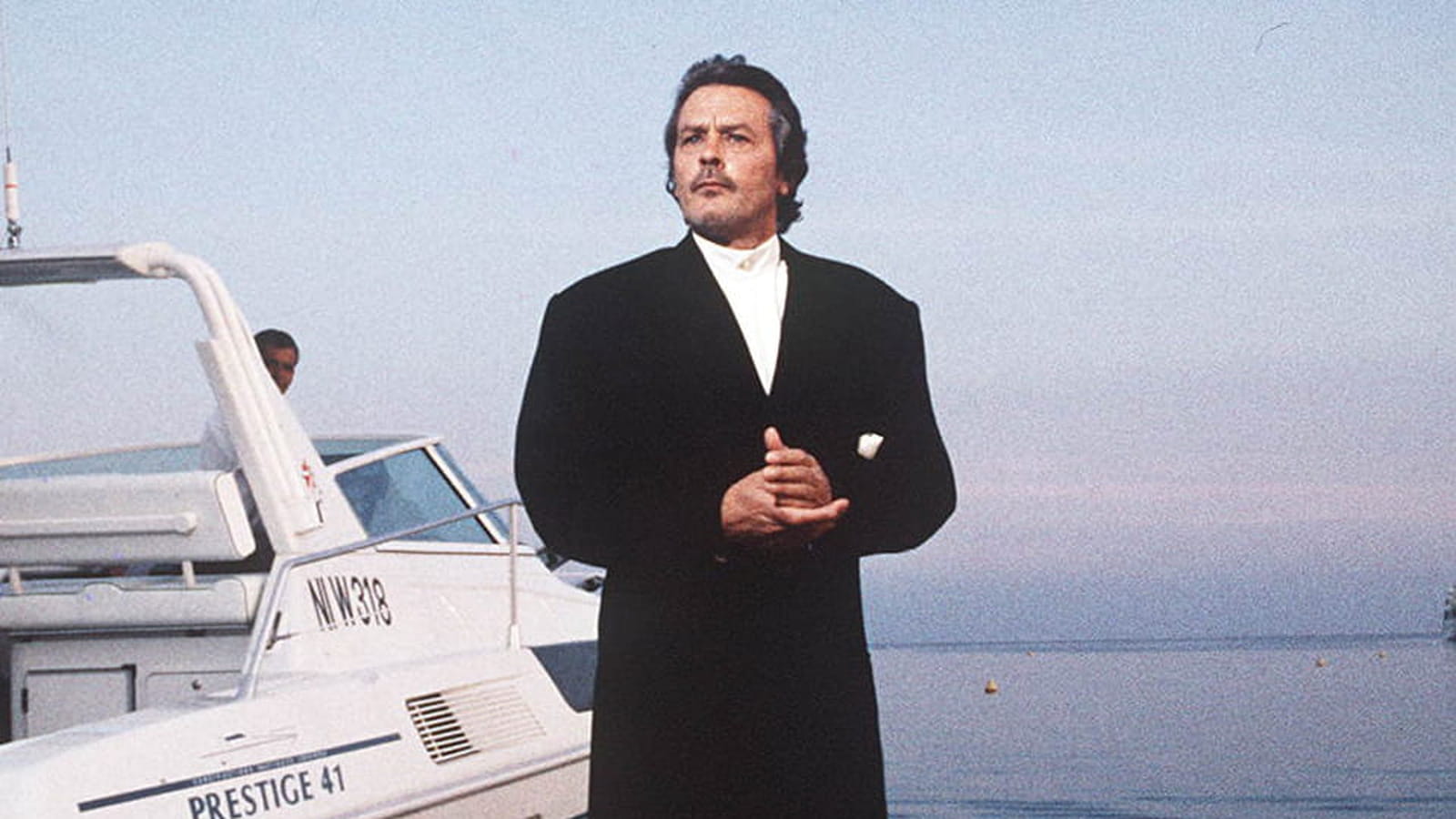 Alain Delon le 12 mai 1990